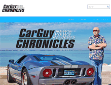 Tablet Screenshot of carguychronicles.com
